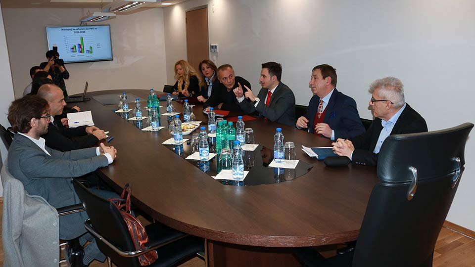 Работна средба со Министерот за финансии Драган Тевдовски
