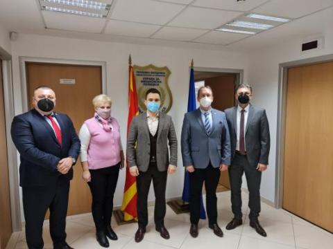 Работна средба на Директорот на Управата за финансиска полиција со делегација на Македонски полициски синдикат
